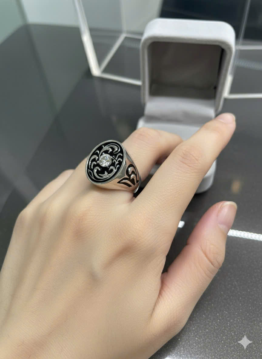 Nhẫn nam Signet