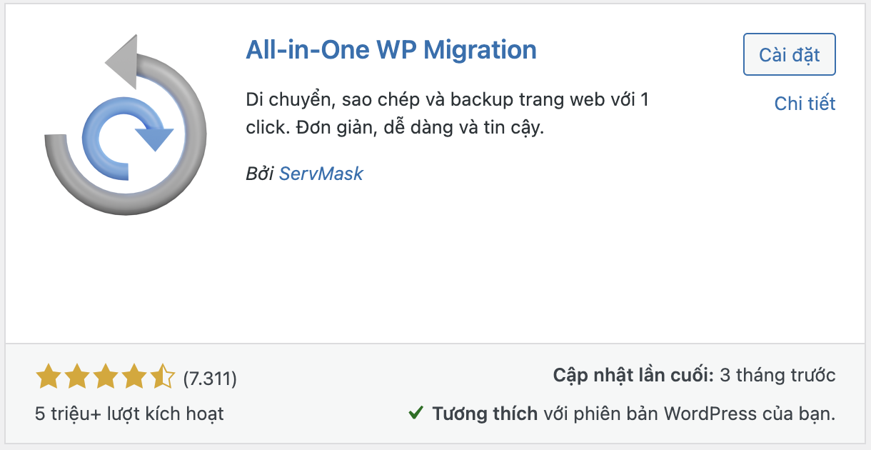 Hướng dẫn cài Demo Theme với file .wpress 1 Anh man hinh 2024 01 07 luc 22.11.59