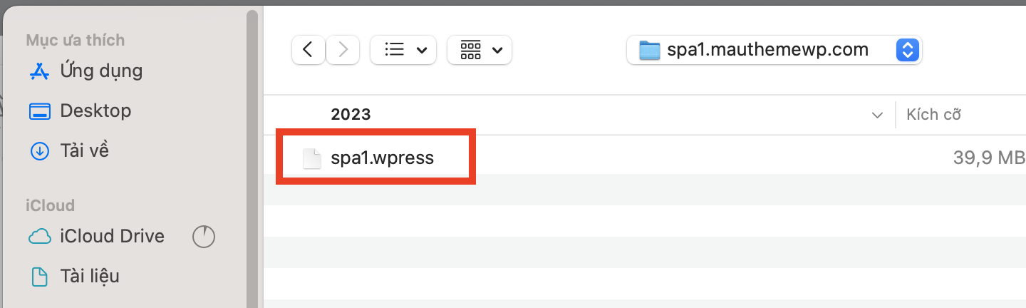 Hướng dẫn cài Demo Theme với file .wpress 5 Anh man hinh 2024 01 07 luc 22.27.26